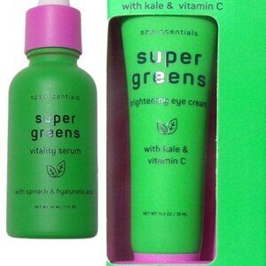 Spa Scentials Super Green Vitality Vitamin And Eye Cream Bundle (Set)